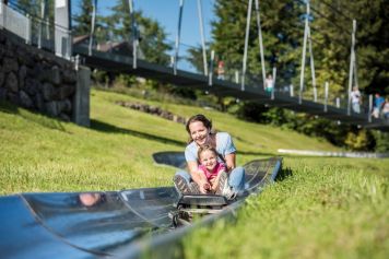 Rodelbahn, Hüpfburg und mehr auf dem Mostelberg