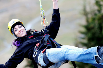 Adrenalinkick bei 120 Stundenkilometer auf dem Sternensauser im Hoch-Ybrig