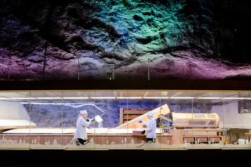 Eine Reihe an Aktivitäten  in einer der beeindruckendsten Minen Europas