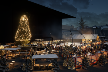 Eislaufbahn am Europaplatz in Luzern vom 12. November 2025 bis 4. Januar 2026