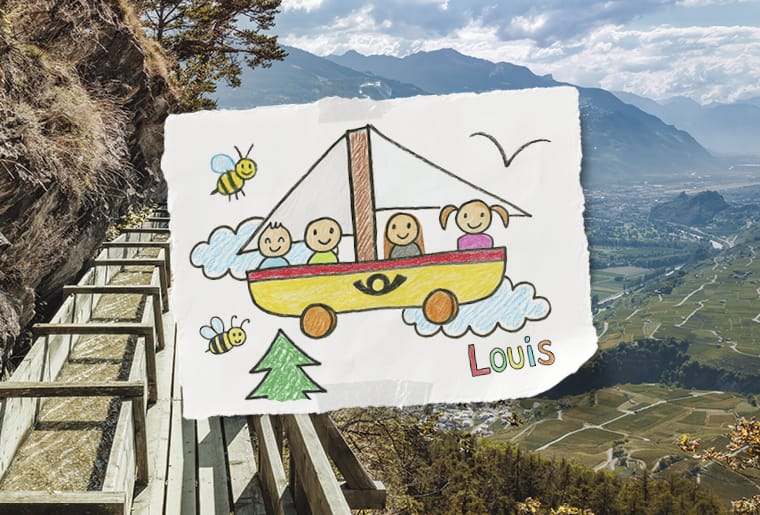 Postauto Ausflug Suone Wanderung Crans-Montana